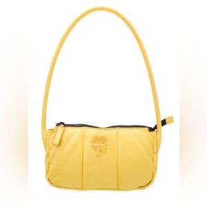 heaven By Marc Jacobs Puffy Quilted Nylon Shoulder Bag EUC Rare in Pretty Yellow